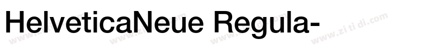 HelveticaNeue Regula字体转换